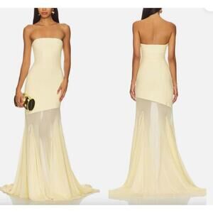 Deme by Gabriella Dahlia Gown in Butter Yellow
